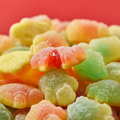 ChewzMe - Tangy Turtlz Gummies. Turtle Gummies In Bold Flavors Like Blue Raspberry and Cherry. Sour Candy Made With Pure Cane Sugar and No High Fructose Corn Syrup. Taste An Explosive Blast Of Flavor (3.2 oz bag)