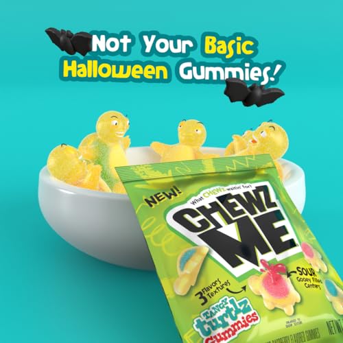 ChewzMe - Tangy Turtlz Gummies. Turtle Gummies In Bold Flavors Like Blue Raspberry and Cherry. Sour Candy Made With Pure Cane Sugar and No High Fructose Corn Syrup. Taste An Explosive Blast Of Flavor (3.2 oz bag) (Individual Pack)